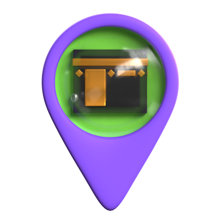 Emplacement de kabba  3D Icon