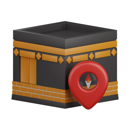 Emplacement de kabba  3D Icon