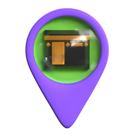 Localização da cabá  3D Icon