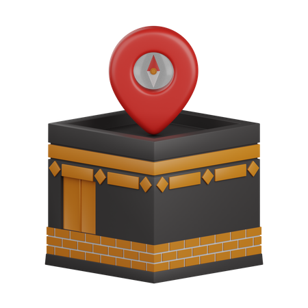 Kabba Location  3D Icon