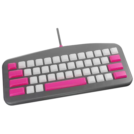 Kabelgebundene Tastatur  3D Icon