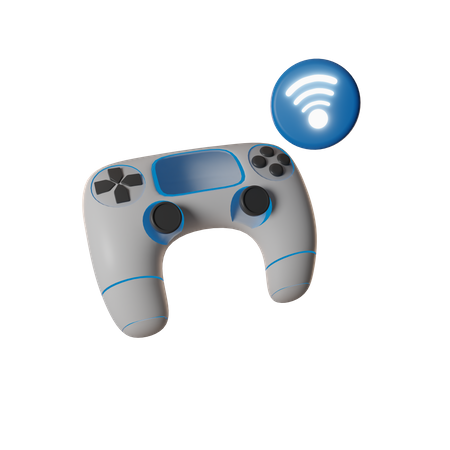 Kabelloser Gamecontroller  3D Illustration