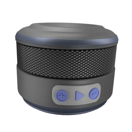 Kabelloser Bluetooth-Lautsprecher  3D Illustration