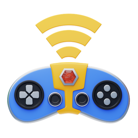 Kabelloses Gamepad  3D Icon