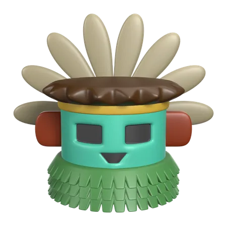 Kachina Doll 3 D Icon Pack Set For Banner And UX UI Design 3D Icon