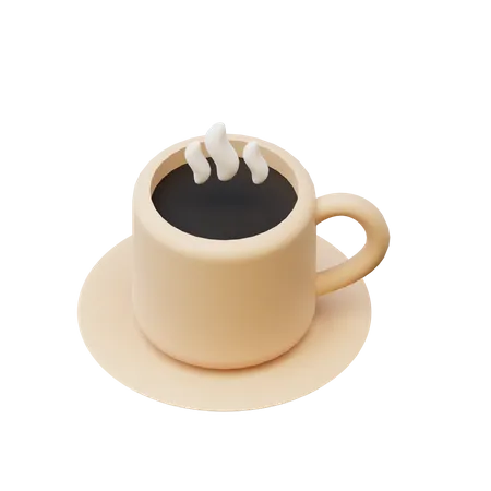 Kaffee  3D Illustration