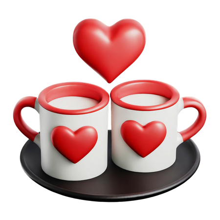 Kaffee-Date  3D Icon