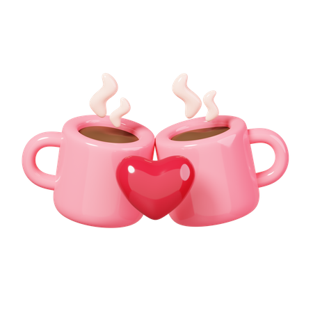 Kaffee-Date  3D Icon
