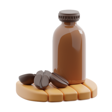 Kaffee in einer Flasche  3D Icon
