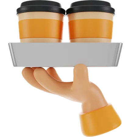 Kaffeelieferung  3D Icon