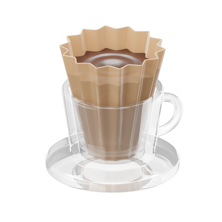 Kaffee tropft  3D Icon