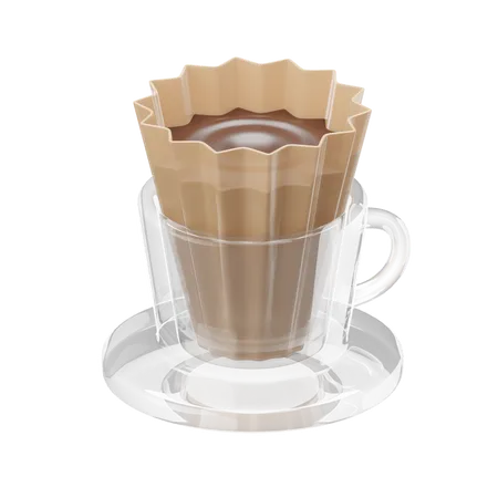 Kaffee tropft  3D Icon