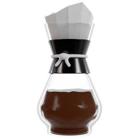 Kaffee aufgießen  3D Icon