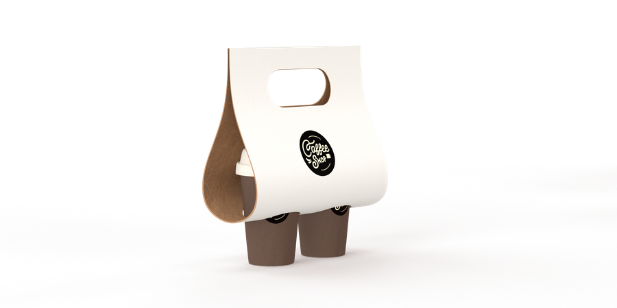 Kaffeeverpackung  3D Illustration