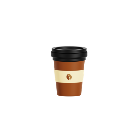 Kaffee zum Mitnehmen  3D Icon