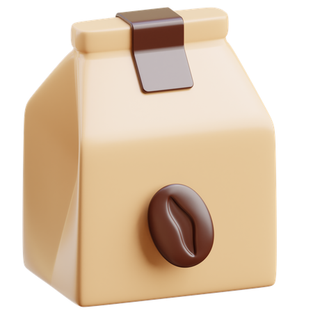 Kaffeebeutel  3D Icon