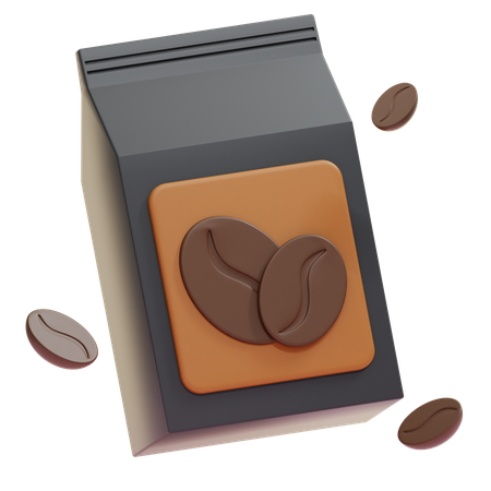 Kaffeebeutel  3D Icon