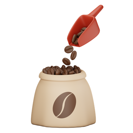 Kaffeebeutel  3D Icon