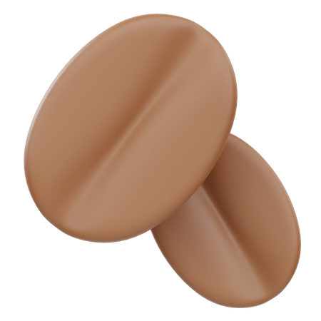 Kaffeebohnen  3D Icon