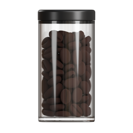 Kaffeebohnenglas  3D Icon
