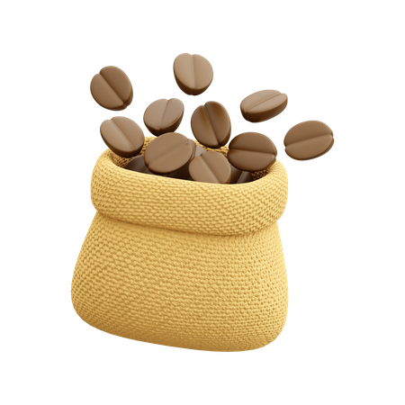 Kaffeebohnensack  3D Icon