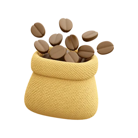 Kaffeebohnensack  3D Icon