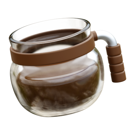 Kaffee Brühglas  3D Icon