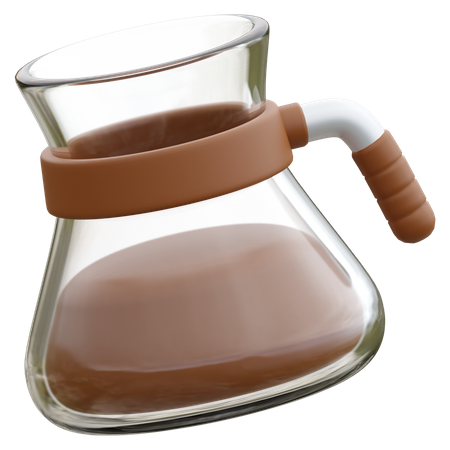 Kaffee Brühglas  3D Icon