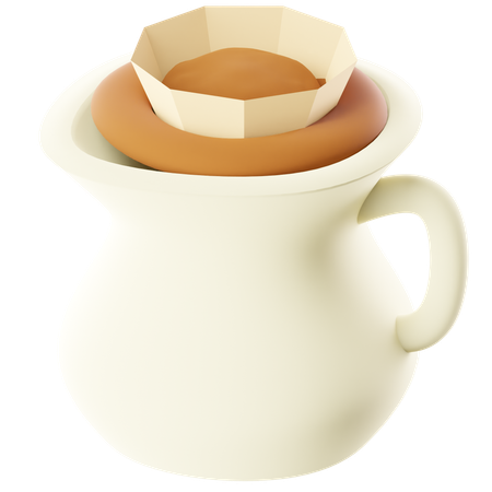 Kaffeefilter  3D Icon
