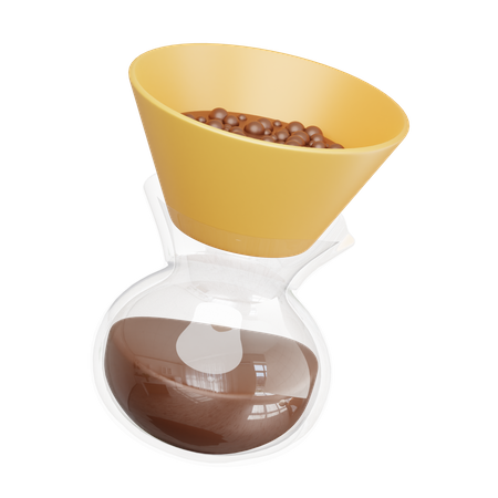 Kaffeefilter  3D Icon