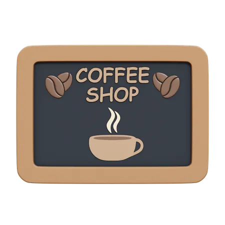 Café-Brett  3D Icon