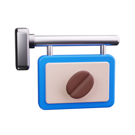 Café-Brett  3D Icon