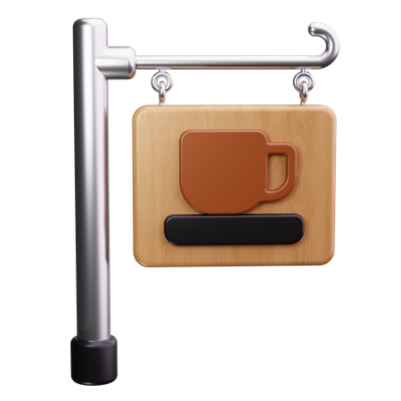 Café-Brett  3D Icon