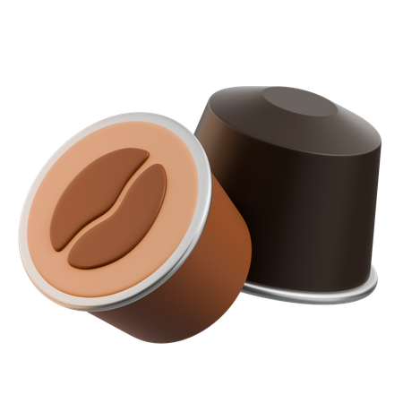 Kaffeekapsel  3D Icon