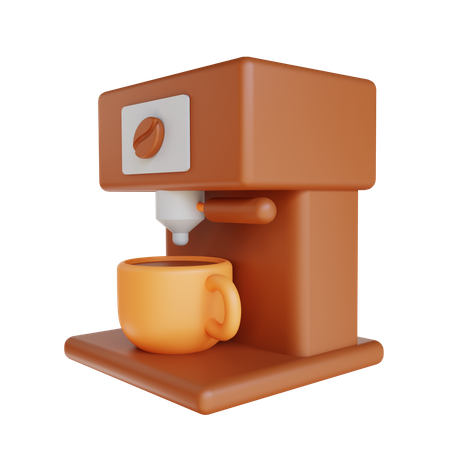 Kaffeemaschine  3D Illustration