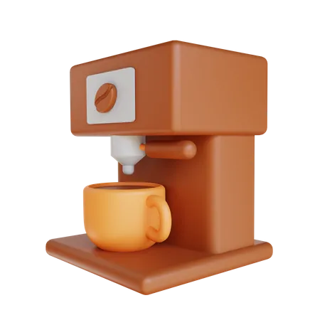 Kaffeemaschine  3D Illustration