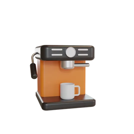 Kaffeemaschine  3D Illustration