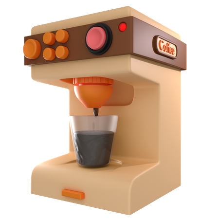 Kaffeemaschine  3D Icon