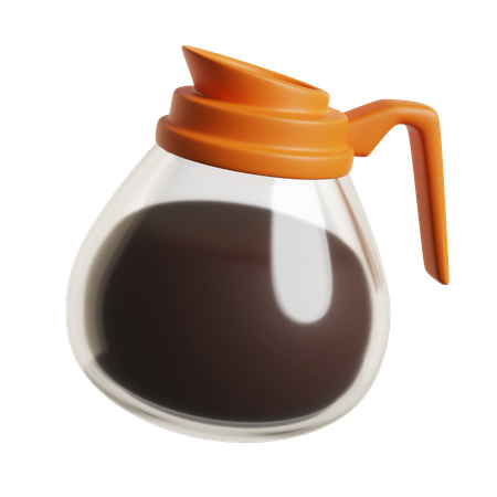 Kaffeemaschinenkanne  3D Icon