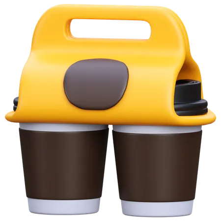 Kaffeetablett  3D Icon