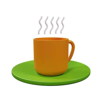 Kaffeetasse  3D Illustration