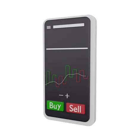 Kagi Trading Strategy Graph 3 D Illustration Contains PNG BLEND And OBJ 3D Illustration