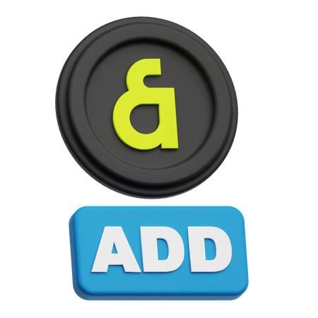 Kaia Add  3D Icon