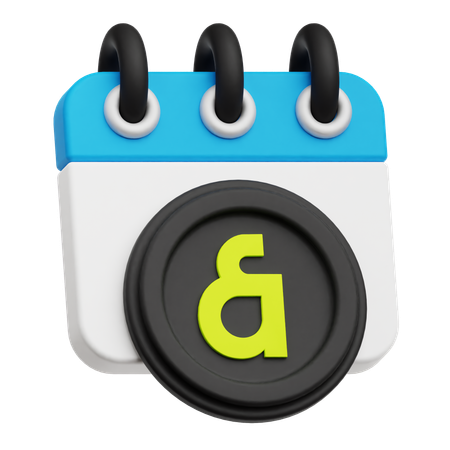 Kaia Calendar  3D Icon