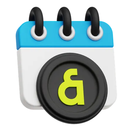 Kaia Calendar  3D Icon