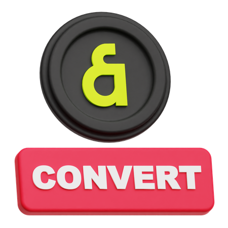 Kaia Convert  3D Icon