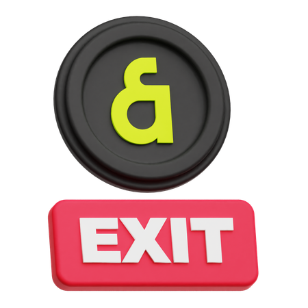 Kaia Exit  3D Icon