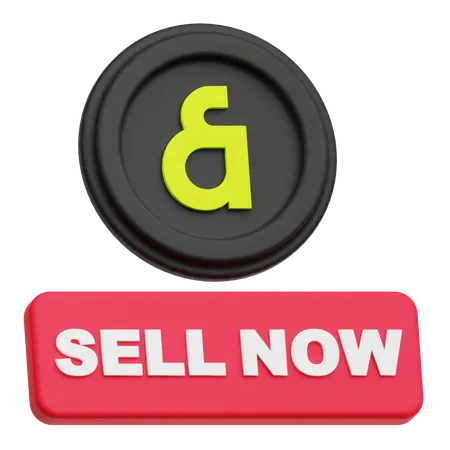 Kaia Sell Now  3D Icon