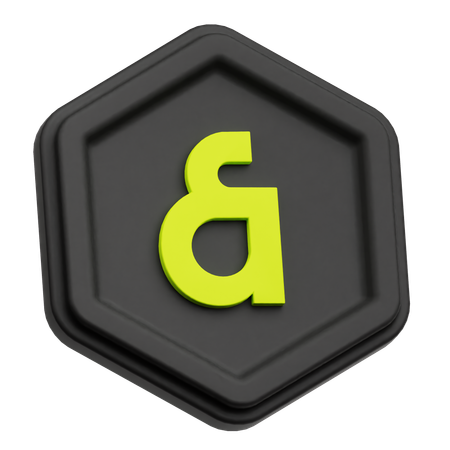 Kaia token  3D Icon