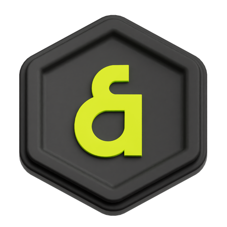 Kaia token  3D Icon